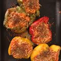 El cooksnap de Ruth Valderrama cuando hizo Pimiento asado relleno de quinoa y salsa de tomate.