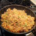 Lekshmi Unnithan's cooksnap of when they made Spam Fried Rice.