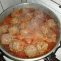 El cooksnap de pedrotassinari cuando hizo albóndigas en salsa.