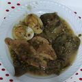 El cooksnap de anabel cuando hizo Alcachofas en salsa verde con jamón.