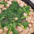 Cooksnap dari Kitchen's untuk resep Sayur Bayam Sosis