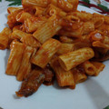 El cooksnap de Shirley cuando hizo Macarrones con pechuga y tomate frito.
