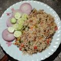 rama's cooksnap of when they made Nasi Goreng 🍚.