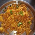 Reena Gupta का कुकस्नैप जब उन्होंने मसाला पोहा (Masala poha recipe in hindi) बनाया था।