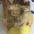 El cooksnap de Nora Georgieva cuando hizo Chuletas con salsa de cebolla y coñac.