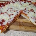 El cooksnap de Leticia de Fuentes cuando hizo Pizza con muzzarrella (levadura instantánea).