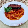 Cooksnap από 𝒳𝓇𝓊𝓈𝑜𝓊𝓁𝒶 𝒦𝑜𝓃𝓉𝑜𝓅𝑜𝓊𝓁𝑜𝓊 στη συνταγή 2️⃣1️⃣ Κοκκινιστές μελιτζάνες με πατάτες και σκόρδο στο φούρνο