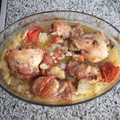 El cooksnap de Susana Mendoza Cruz cuando hizo Contramuslos de pollo asado con patatas.