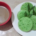 Cooksnap dari BundaMai untuk resep Serabi Pandan Kuah Kinca