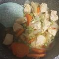 El cooksnap de Estefania Vidal cuando hizo Pollo arvejado.