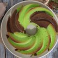 Cooksnap dari Wietari untuk resep Bolu Pandan Cokelat lembut a.k.a Marmer Pandan Cokelat