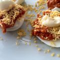 El cooksnap de Marieta cuando hizo Huevos rellenos.