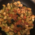 El cooksnap de Ramon Robles cuando hizo Calabacitas a la mexicana.