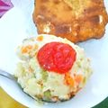 El cooksnap de Yuly Vanessa Botero cuando hizo Ensalada rusa.