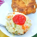 El cooksnap de Yuly Vanessa Botero cuando hizo Ensalada rusa.
