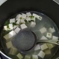 Cooksnap dari Fahriza Fahriz untuk resep Sup Tahu ala Hokben (Clear Soup Tahu)