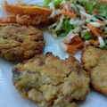 El cooksnap de edu cuando hizo Burguer de coliflor y champiñones.