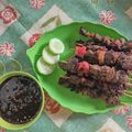 Cooksnap dari Dapoer BunaKet untuk resep Sate Saikoro Wagyu (shaslik simpel dengan marinasi tradisional)