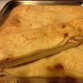 El cooksnap de sandra miranda cuando hizo Tarta de jamón y queso con masa licuada.