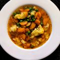 Mónika Gyurászné Cooksnap-ja, amikor elkészítette a(z) Édes-sós zöldborsóleves vajgaluskával 🍃 receptet.