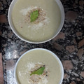 El cooksnap de Aida Palacios cuando hizo Crema de champiñones, espárragos y puerros.