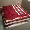 Cooksnap dari R A D I T untuk resep Steamed red velvet cake