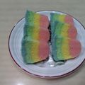 Cooksnap dari Shakkira Huang untuk resep Bolu Kukus Pelangi