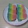 Cooksnap dari Shakkira Huang untuk resep Bolu Kukus Pelangi