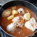 El cooksnap de Patry Isla cuando hizo Pollo estofado.