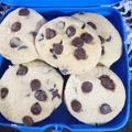 El cooksnap de Carolina cuando hizo Cookies con chips.