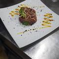 El cooksnap de Råyâń BM cuando hizo Tartar de Atún en tosta de pan.