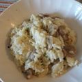 El cooksnap de Natalia cuando hizo Risotto con champiñones.