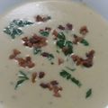 El cooksnap de Sella Gonzalez cuando hizo Vichyssoise sopa crema de papa y puerro.