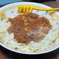 El cooksnap de Belu cuando hizo Fideos caseros al huevo con salsa de lomo.