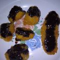 Cooksnap dari Eka Rudia untuk resep Pisang Nuget Glaze Beng-Beng Drink