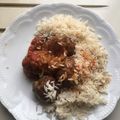 El cooksnap de Tere cuando hizo Albóndigas caseras.