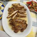 El cooksnap de Pal cuando hizo Pollo al limón "estilo chino".