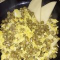 El cooksnap de Cande Medina Fridel cuando hizo Revuelto express de arveja.