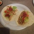christy3682's cooksnap of when they made Easy crock pot chicken tacos.