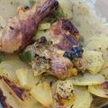 El cooksnap de rafaeltomasi cuando hizo 🍗🍍Pollo al horno con papas, con jugo de piña y naranja.