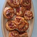 El cooksnap de Maria Rosa Toledo Arregui cuando hizo Espirales de hojaldre jamón y queso (canapés).