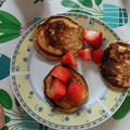 El cooksnap de carmengarrido cuando hizo Tortitas americanas o pancakes (Preparación Ultra Rápida) | Con Miel y Frutas |DarixLAB.