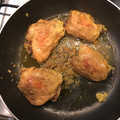 El cooksnap de José Luis Delgado cuando hizo Muslo de pollo a la mostaza.