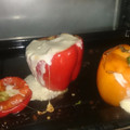 El cooksnap de Doña Laura Diaz cuando hizo Pimientos morrones rellenos de carne.