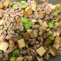 莊晴 的 [豆干毛豆炒肉末]配飯拌麵超美味 cooksnap