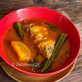 Cooksnap Zieta Ali semasa beliau membuat Kari Ikan tanpa Santan Simple.