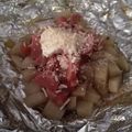 El cooksnap de Yezzy cuando hizo Papas al horno y calabacitas con zanahoria al horno.