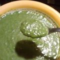El cooksnap de Claudio Forastero cuando hizo Sopa crema de espinaca.