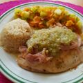 El cooksnap de LuzMa SG cuando hizo Filete de tilapia con verduras.