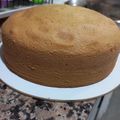 El cooksnap de Gisel de la Rocha cuando hizo Bizcochuelo de vainilla en lata de batata/membrillo.